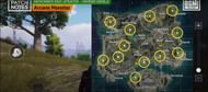 Arcane monsters' presence on the map (Image via BATTLEGROUNDS MOBILE INDIA; YouTube)